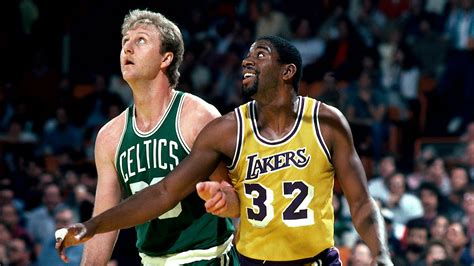 Larry Bird vs. Magic Johnson .